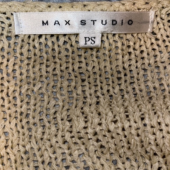 MAX STUDIO KNIT FRINGE SWEATER NWOT - Picture 3 of 4